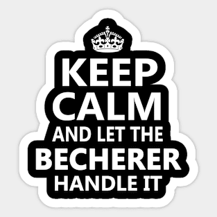 BECHERER Sticker